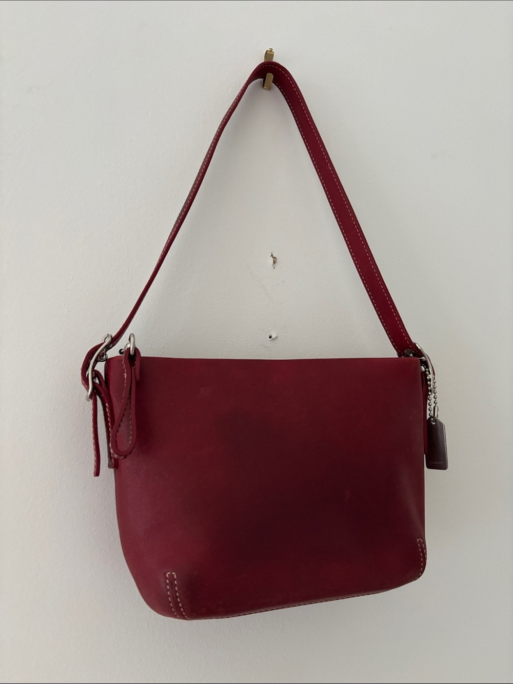 Coach Mini Pochette Bag in Red